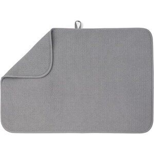 Dish Mat 24" x 17" (LARGEST MAT) Microfiber Dish Drying Mat